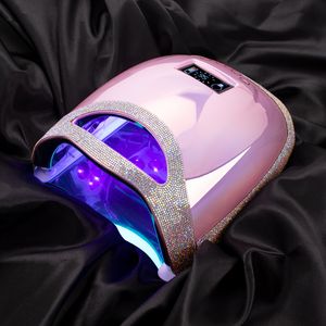 Nail Dryers Professional Nail Lamp with Battery Rechargeable LED Light for Nails Wireless Gel Lacquer Dryer Cordless Nail UV LED Lamp 230323
