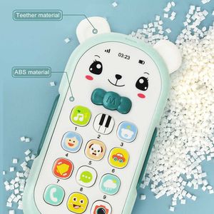 Telefones de brinquedo Máquina de som de música para bebês para crianças Infantil Educational Mobile Telephone Presente