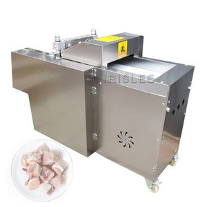 Schneidemaschine für frisches Hähnchenbrustfleisch, Schweineschwartenschneider, Geflügelfleisch, Knochenwürfelwürfelschneider, Hackmaschine