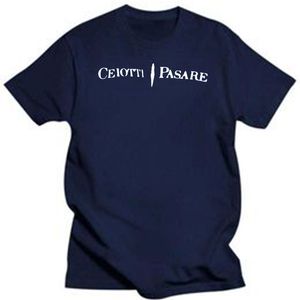 Kläder Mens Mäns Maglia T-shirts T-shirt Maniche Corte Uomo Cesare Paciotti Män Kort ärm Crew Neck CP Male Brand Teeshirt Summer CO7IR5 220