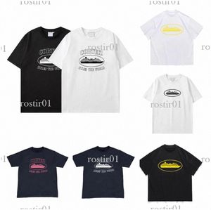 Дизайнер 2023 Высококачественная футболка Corteiz Summer European и American High Street Print Thirt Thirt Men's Hip Hop Rap Tshirts Trend 11 62VW##