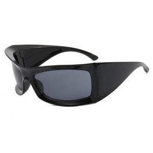 Designer Classic Sunglasses special-shaped curved square large frame outdoor sports beach sunscreen men and women alike