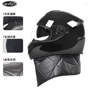Capacetes de motocicleta ad capacete cheio de rosto completo para homens e feminino Four Seasons Universal Battery Electric Vehicle Free Shiping