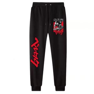 Men's Pants Japanese Anime Berserk Fashion Manga Printed Men Women Jogging Y2k Streetwear Trousers Casual Sweatpant Unisex 230324