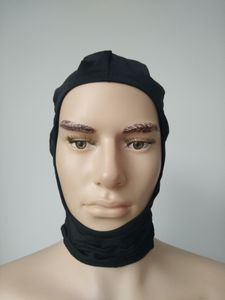 Kostüm Aksesuarları Hood Yetişkin Unisex Zentai Kostümler Parti Aksesuarları Cadılar Bayramı Maskeleri Cosplay Kostümleri Lycar Spandeks Kaput Açık Yüz