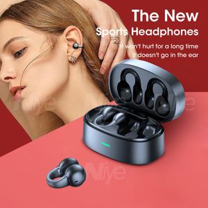 Auricolari per cellulare Come i polsini audio Ambie aperti auricolare Wireless Bluetooth 53 Clip di conduzione osseo TWS Sport Buds 230324