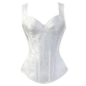 Damen Shapers Steampunk-Korsett mit Körbchen, Dessous, Reißverschluss, seitliche Riemen, Überbrustkorsett, Taillentrainer, Bustier, Übergröße, 230324