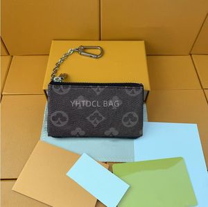2023 High Quality Leather Coin Purse Luxurious Design Portable KEY pochette Wallet Classic vutton Women Chain Bag with Dust Bag and box