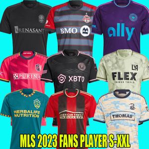 23 24 MLS Atlanta United soccer jersey Toronto FC 2023 2024 LA Galaxy Charlotte Nashville LAFC Inter St. L ouis City Philadelphia Miami Angeles UNION football shirt