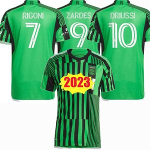 2023 2024 Austin FC Soccer Jerseys 23 24 DRIUSSI RING ZARDES RIGONI FAGUNDEZ URRUTI MLS Fans and Player version football men and kids shirt
