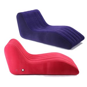 S Shape Inflatable Sex Sofa Furniture Erotic Pillow Soft Chair Bed Sex Toys For Couples Adults Games Bdsm Cushion Love Position