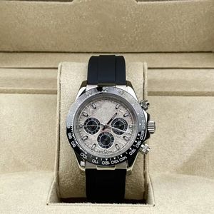Mit Originalverpackung Herrenuhren 40MM 2813 Automatische mechanische Uhrwerkuhr Leuchtender Saphir 904L-Gummi Sportwind Mode-Armbanduhren Montre de Luxe