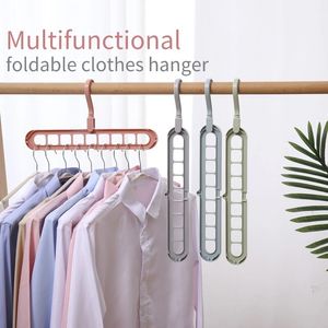 Storage Holders & Racks Magic Multi-port Support Hangers for Clothes Drying Rack Multifunction Plastic Clothes Rack Drying Danger Storage Hangers