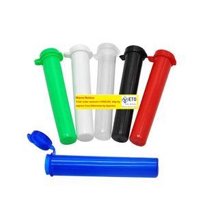 120pcs 98 mm doob deble de junta de junta vazia Squeeze Pop Top Bottle PREROLLED TUBES RECIMENTO DE ARMAZENO