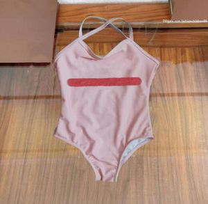 Baby Girl One-Piece Swimsuit Ruffle Sleeve Bikini Designer Swimwear Girls Bathing Suits Beach Costume Kids Beachwear
