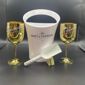 Kieliszki do wina flety szampana plastikowa chłodnia zmywarka białe akrylowe bilans szampana