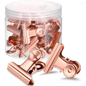 Brosches 30st Push Pins Clips with Thumb Tacks Set for School Artworks Projects on Cork Board Pos Bulletin (Rose Gold)