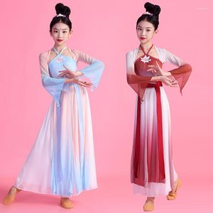 Stage Wear Chinese Folk Dance Costume Girl National Yangko Clothing School Teenage Oriental Unbrella Performance Outfit