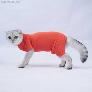 Costumi per gatti Tuta per recupero gatti Cani Gatti Dopo l'intervento chirurgico Camicia per cuccioli Gatti Maschio Femmina Ferita Abiti protettivi Prevenire le leccature Tuta per animali domestici AA230324