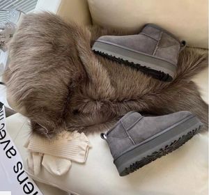 Designer Men Women ultra Mini Platform Snow Boots keep Warm heighten Platform Boot Tazz Slipper House Shoe Winter Lazy Fur Booties Beautiful Gift