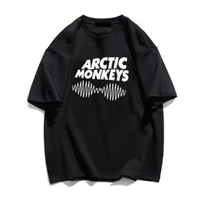 Mens Tshirts Arctic Monkeys Tshirts Fashion Cotton Oneck Tees Harajuku Korta ärmar Herrkvinnor Summer Hip Hop Tops Overized Streetwears 76