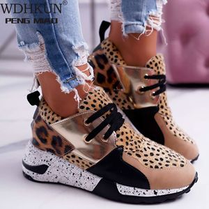 Sandals Summer Lady Shoes Women Sneakers Leopard Mesh Breath Women Running Female Shoes Outdoor Flat Platform Zapatos Mujer 230324