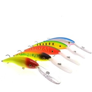 Baits Lures Long Cast Minnow Fishing Lure Hard Bait Long Mouth Dive Board 15,5 cm/20 g Kunstköder Lot 5 Stück Sale 230324