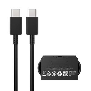 Тип C PD USB C TO USBC Кабели 25 Вт Супер быстрая зарядка 45W 5A для Samsung Galaxy S22 5G S21 S20 Примечание 20 10 A71 Tab S7 S8