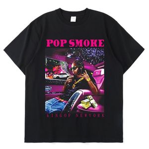 Mens Tshirts Pop Smoke Fashion T Hip Hop Streetwear Male T Men Rapper Casual Tops Tee Vintage T Shirt Oneck 230322