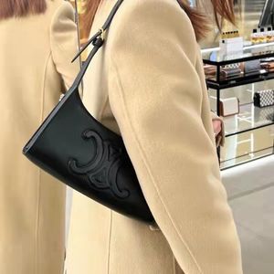 Cross Body Bag Ny 2023 Spring/Summer Evening Bags Tide Baguette Pu Leather Womens One Shoulder Portable Underarm liten fyrkantig väska .5A