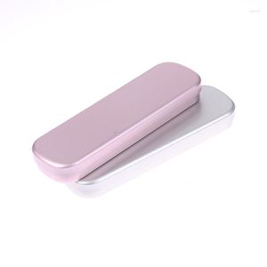 1pc Simple Metal Pencil Case For Kids School Supplies Stationery Boxes Storage Tool Office