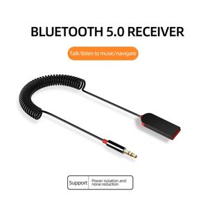 Nuovo adattatore Bluetooth Wireless Aux Adapter USB da 3,5 mm Auto Audio Aux Bluetooth 5.1 5.0 Kit Fanfree per il trasmettitore del ricevitore per auto