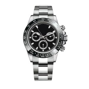 Ceramiczna ramka Paul Newman zegarek Zegarek Men Zegarstat Automatyczny pasek ze stali nierdzewnej Montre Automatique Sapphire Glass Designer Watch Wszystkie tarcze Work SB038 B23