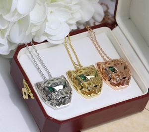 New Top Quality Spotted Leopard Necklace Hip Hop Personality Luxury Couple Fashion Jewelry Gift