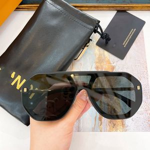 SunCloud Sunglasses для женщин классическая FF интегрированная рама металлические храмы M0617 Дизайнерские солнцезащитные очки мужчины мода теневая коробка рамка