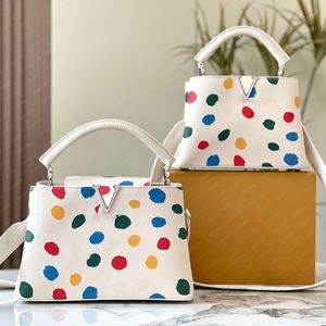 Designer Bags Crossbody Bags High Quality Shoulder Bags Luxury Tote Bags Genuine Leather Women Bags Classic Women Tote Handbags with colorful dot Clutch Bags Purses