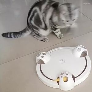 Toys de gatos gatos Toy Toy Interactive Mouse Funny Exercício Electric Moving Kitten Power Teaser