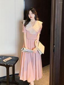 Vestidos de trabalho elegante vestido de 2 peças Mulheres Mulheres de manga curta Tops de colheita casual Midi saia 2023 Spring Slim Retro Office Lady Korean Suits