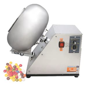 Máquina de revestimento de açúcar em aço inoxidável 2-5 kg/h Máquina de revestimento de doces de chocolate e amendoim