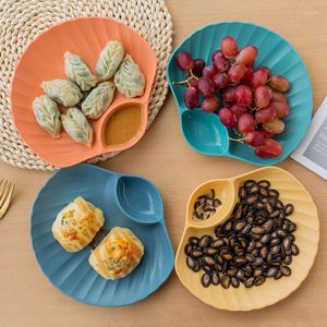 Tigelas 4pcs Placa de casca sobremesa Sushi Breakfast Breakfast Break