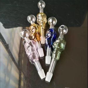 Hookahs Straight and Short Skull Pot Wholesale Glass Hookah, Glass Water Pipe Fittings, Smoking