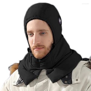 Bandanas Ski Balaclava Windproof Winter Hats dla kobiet z przedłużoną osłoną szyi męską nylonową tkaniną Zimną pogodę obrońca