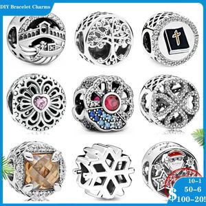 925 Siver Beads Charms для браслетов -браслетов для очарования