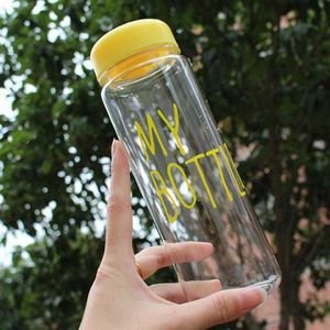 water bottle Lightweight Innovative Transparent Leak-proof Anti-slip Sport Cup PC Water Cup Durable for Travel P230324