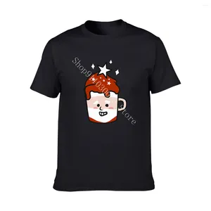 Męskie koszule Śliczne anime kreskówka Santa Claus Cotton T-Shirt Casual Fashion Unisex Minimalist Men and Women Tops