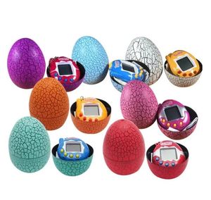 Party Gift Virtual Electronic Digital Pets Dinosaur Egg Game Machine Toys Nostalgic Digital Pet Retro Handheld Electronic Pet Games For Christmas Gifts 11 Colors