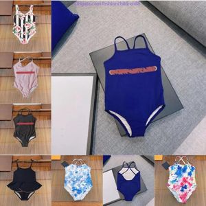 Costumi da bagno interi per bambini Costumi da bagno bikini per bambini Costumi da bagno da spiaggia Sunmmer Abiti firmati per bambini Costume da bagno con lettera di moda