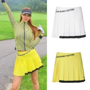 Spodenki golfowe Master Bunny Golf Spódnica anty-lekka odzież golfowa Slim Athleisure Szybka suszająca plisowana krótka spódnica i lato 230324