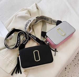 Marc Fashion bag Ladie Handbag Famous totes Snapshot Camera Pequena bolsa crossbody Bolsas de ombro femininas Messenger cross body dajidali