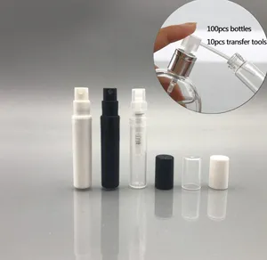 Klassisk 3ml/3Gram återfyllningsbar plastspray tom flaska mini liten rund parfym eterisk olja atomiserbehållare för lotion hud mjukare prov